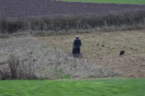 Click Here To Enlarge This Photo Of Clearance and planting of a wild flower meadow