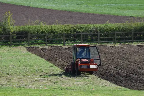 Click Here To Enlarge This Photo Of Clearance and planting of a wild flower meadow