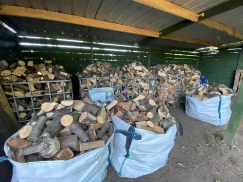 Click Here To Enlarge This Photo Of Seasoned Firewood For Sale In Derby