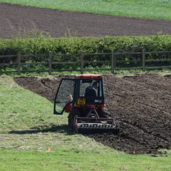 Preparation of field to turn into a meadow: Click Here To View Larger Image